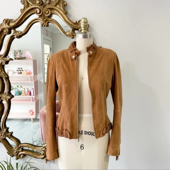 Cache • Genuine Suede Cropped Western Jacket • 4 - Picture 6 of 10